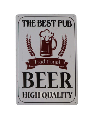 Placa Decorativa Bar Cerveja